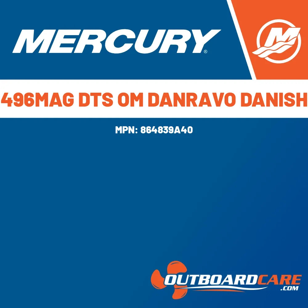 864839A40 496mag dts om danravo danish Mercury