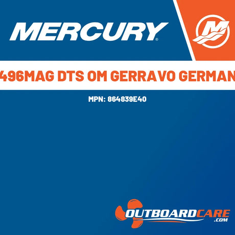 864839E40 496mag dts om gerravo german Mercury