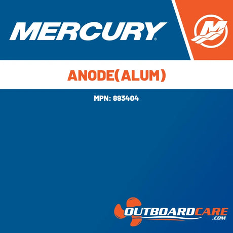 893404 Anode(alum) Mercury