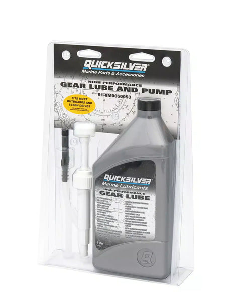 Quicksilver gearcase oil with pump