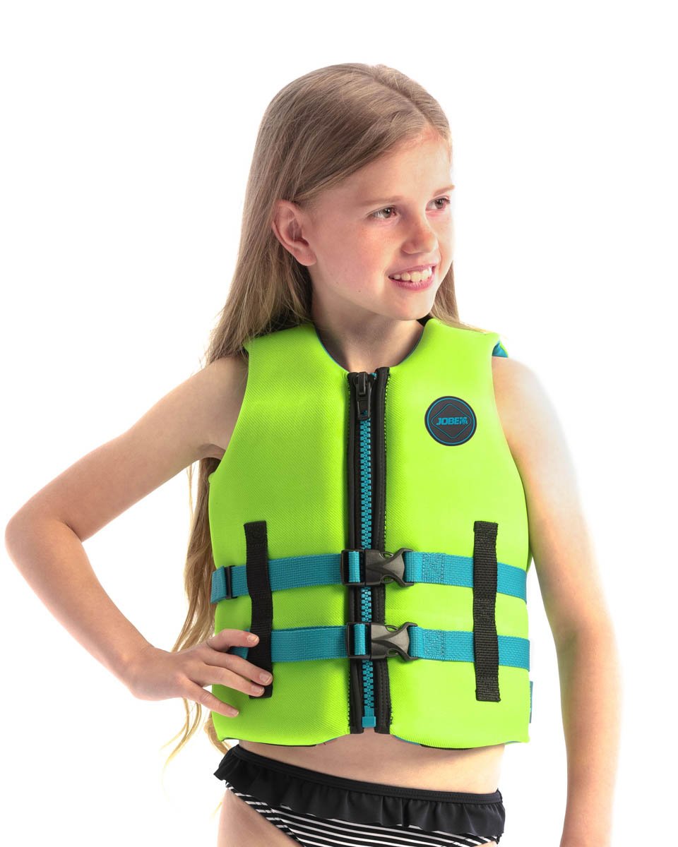 Neoprene Life Vest Kids Lime Green