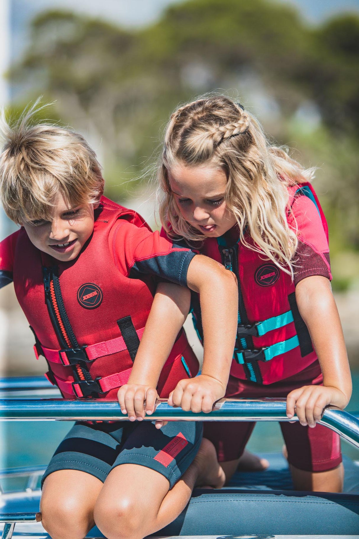 Neoprene Life Vest Kids Hot Pink