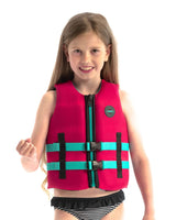 Neoprene Life Vest Kids Hot Pink