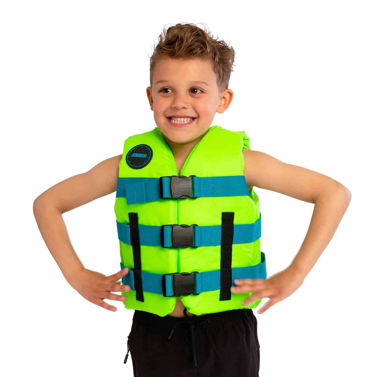 Nylon Life Vest Kids Lime Green