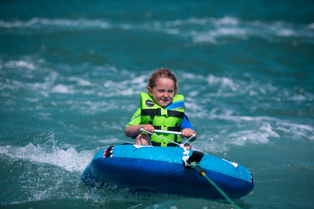 Nylon Life Vest Kids Lime Green