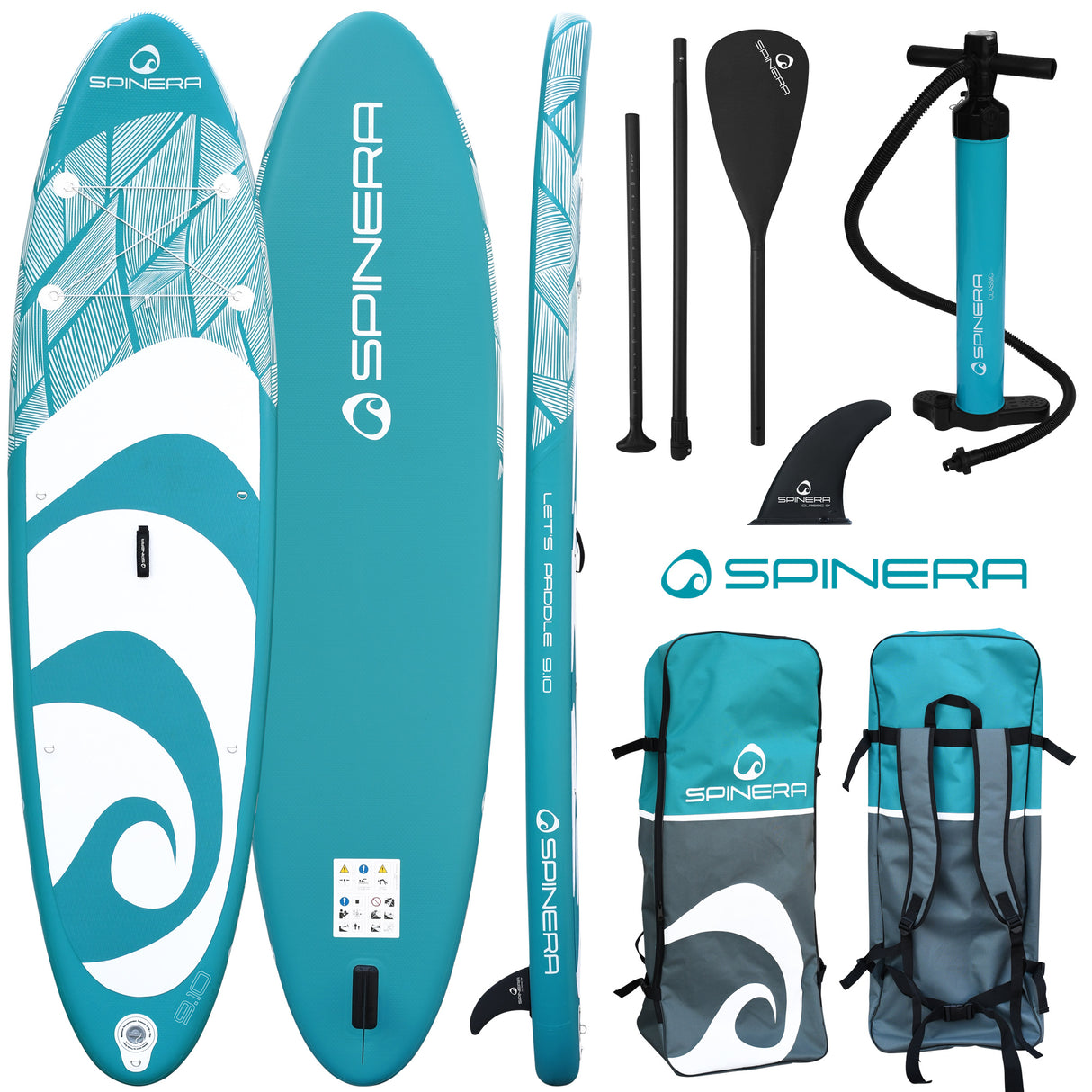 20252 SUP Lets Paddle 9.10 - 300x76x15cm Spinera