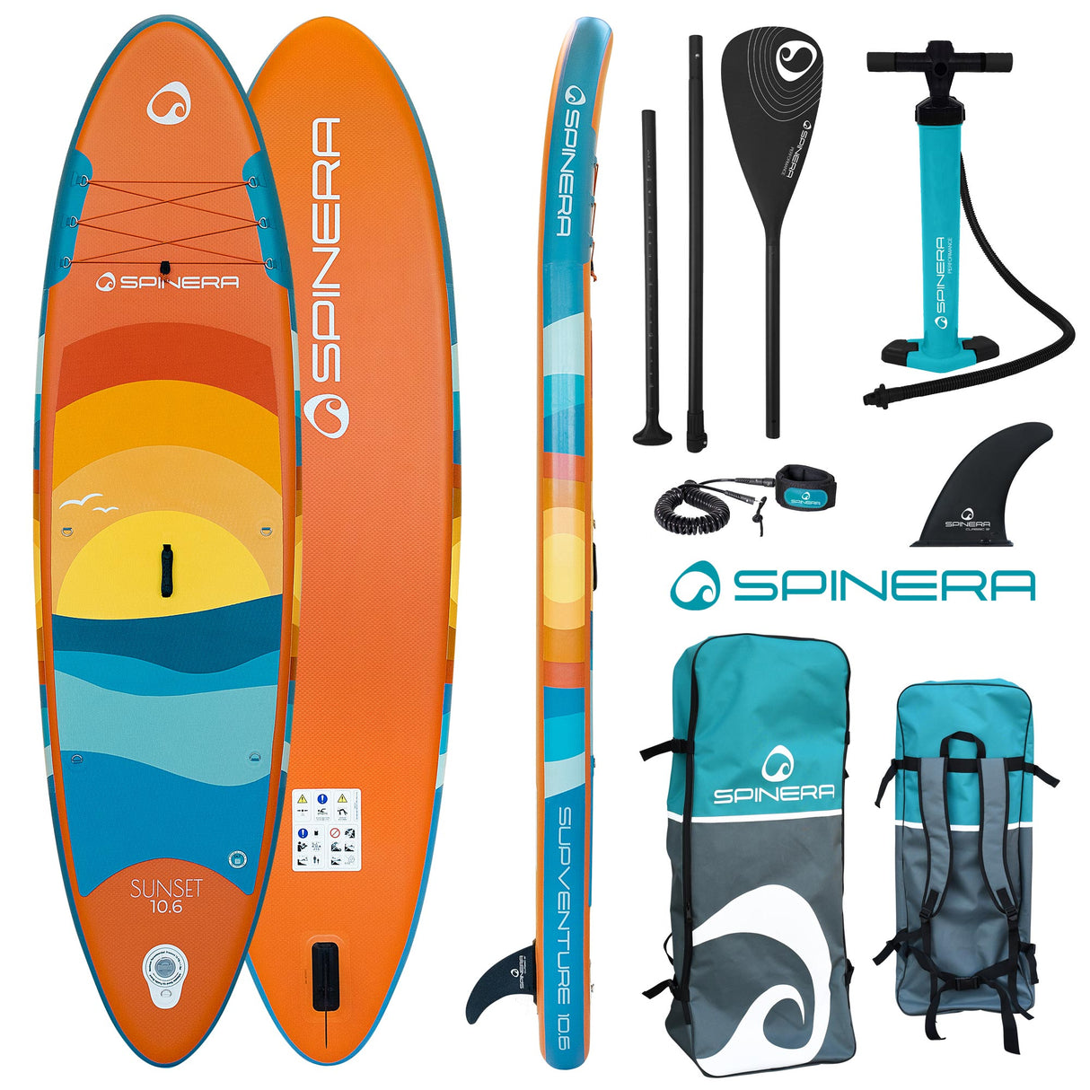 22226 SUP Supventure Sunset 10.6 - 320x80x15 cm Spinera