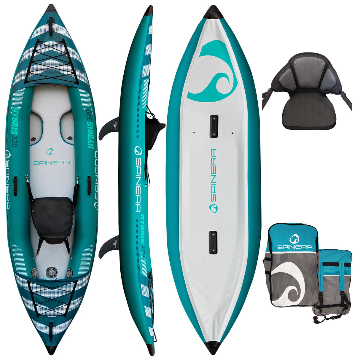 22252 Kayak Hybris 320 - 320 x 90 cm Spinera