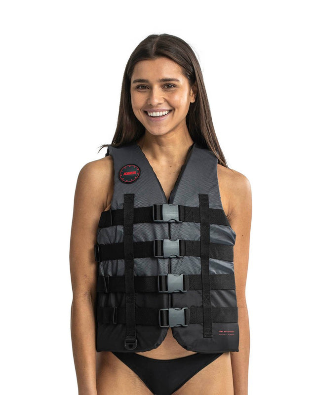 4 Buckle Life Vest Black - OutboardCare.com