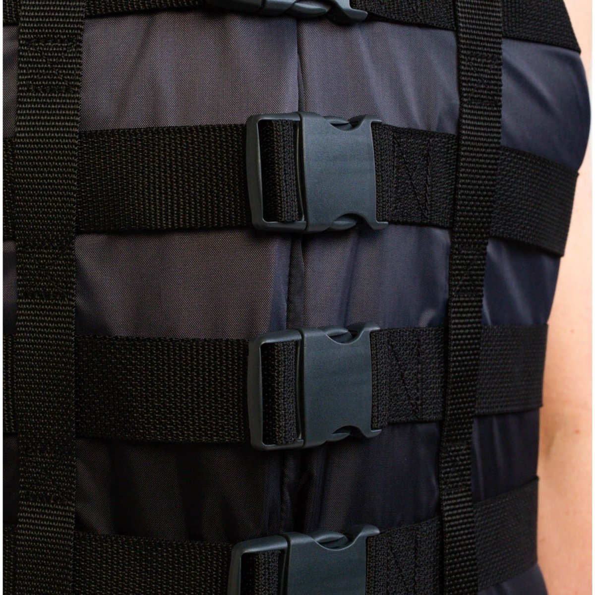 4 Buckle Life Vest Black - OutboardCare.com