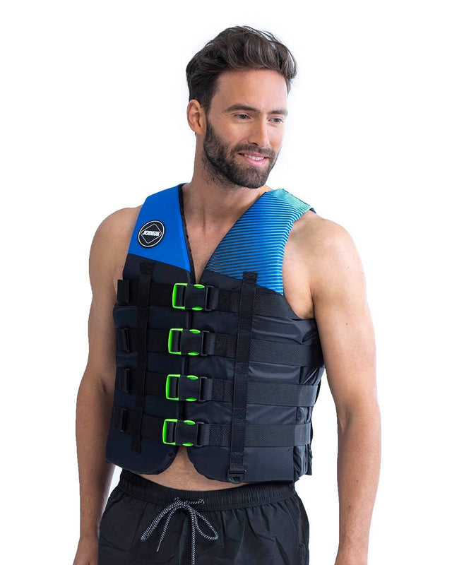 4 Buckle Life Vest Blue (2021) - OutboardCare.com