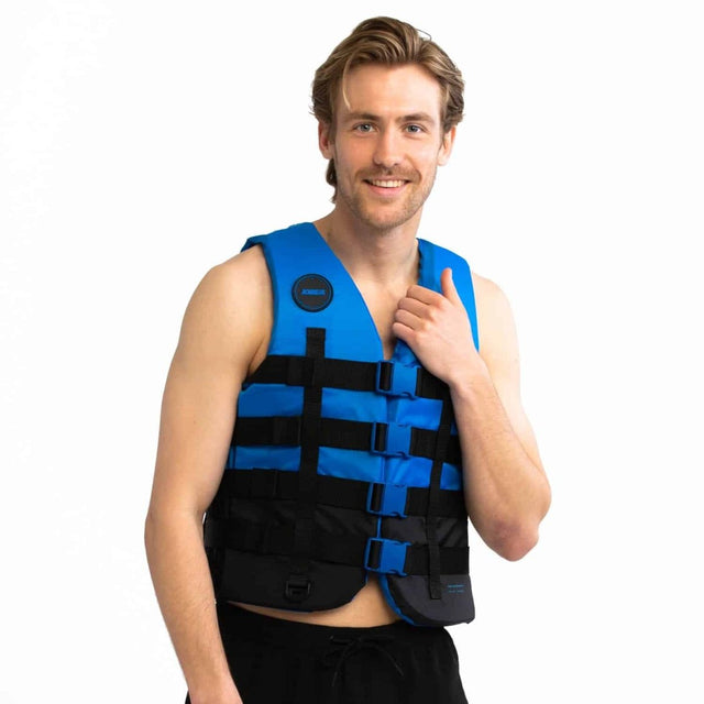 4 Buckle Life Vest Blue - OutboardCare.com