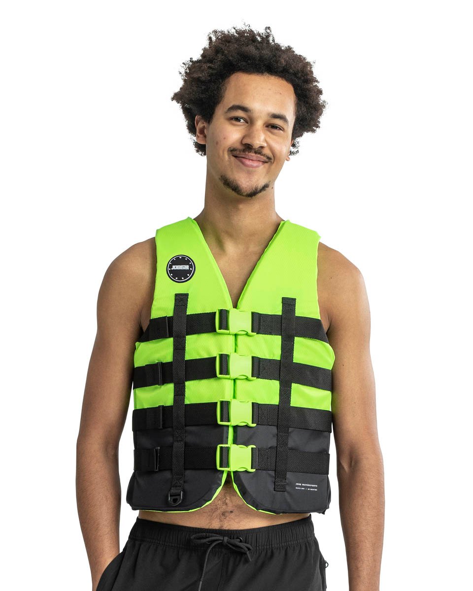 4 Buckle Life Vest Lime - OutboardCare.com