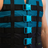 4 Buckle Life Vest Teal - OutboardCare.com